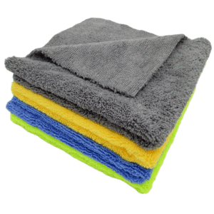 edgeless dual-pile metal polishing towel-1