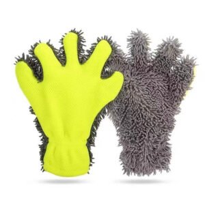 5 finger microfiber car wash mitt