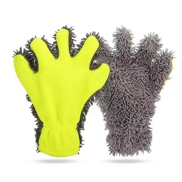 5 finger microfiber car wash mitt
