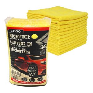 350GSM overlock dual-pile microfiber towel