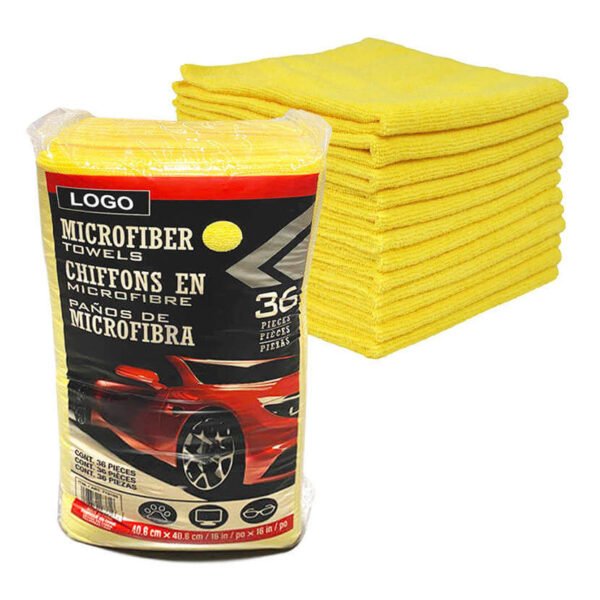 350GSM overlock dual-pile microfiber towel