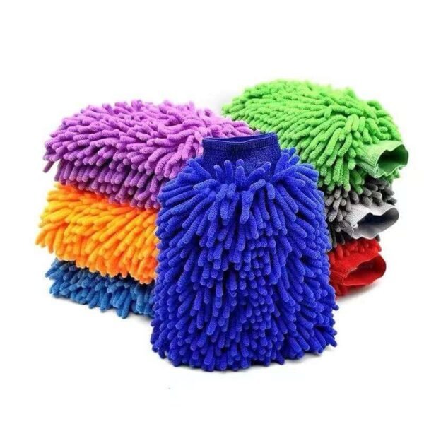 chenille microfiber car wash mitt