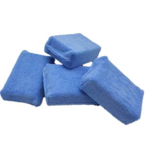 Microfiber wax applicator