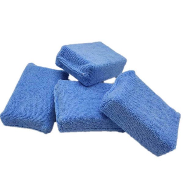 Retangular Microfiber wax applicator pad